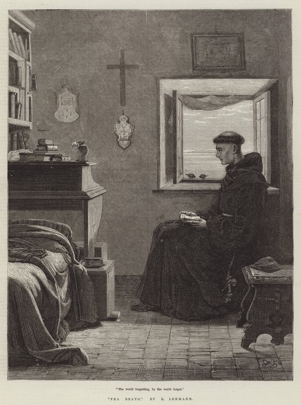 Fra Beato (grabado) de English School
