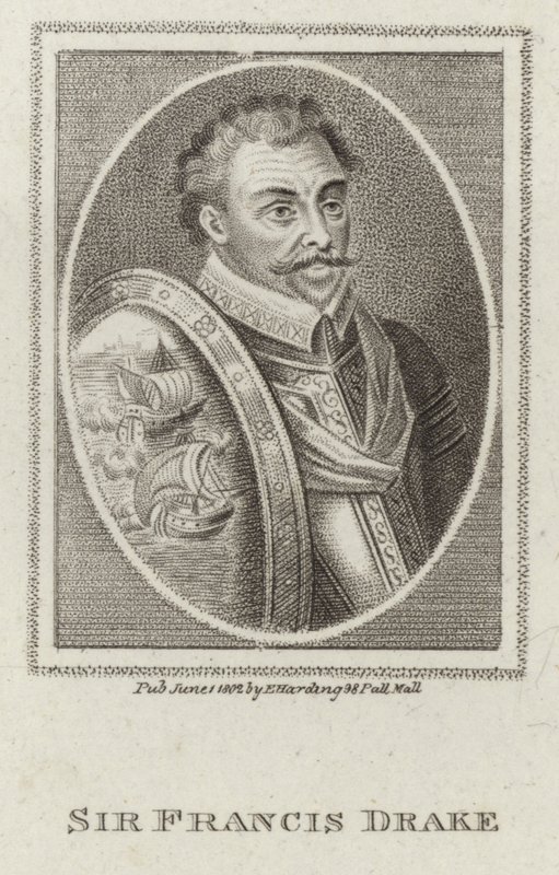 Francis Drake (grabado) de English School