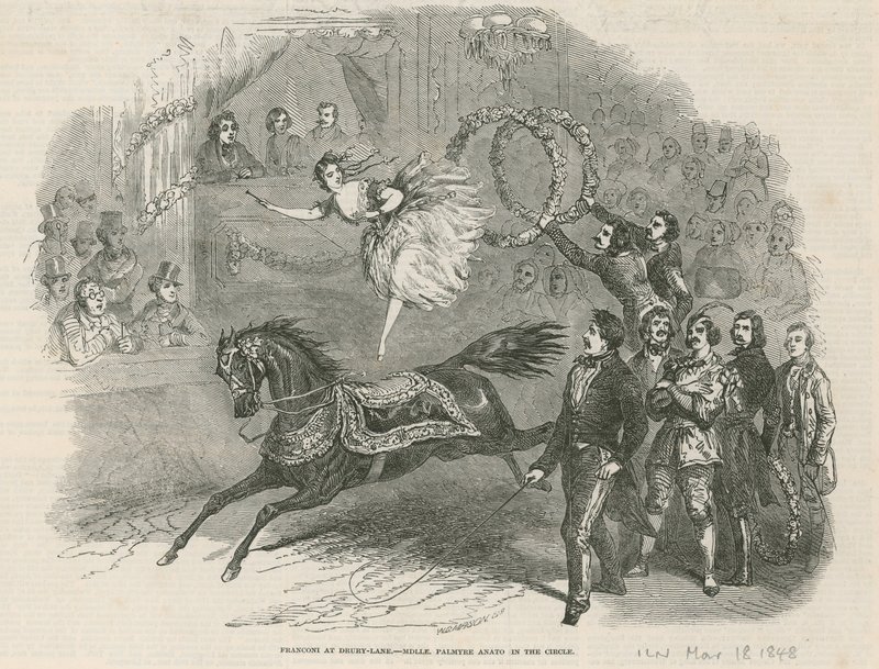Franconi en Drury Lane - Mddle Palmyre Anato en el Círculo de English School