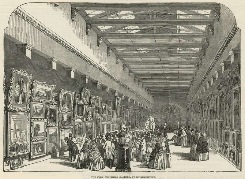 Galería de exposición gratuita en Knightbridge de English School