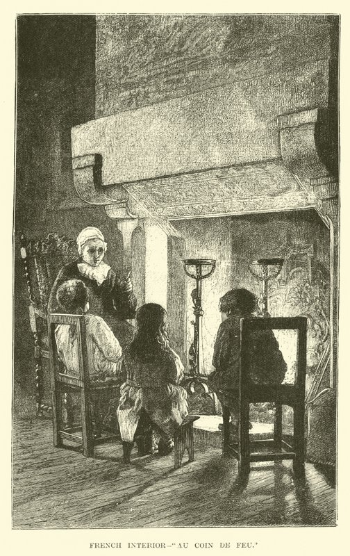 Interior francés, Au Coin de Feu de English School