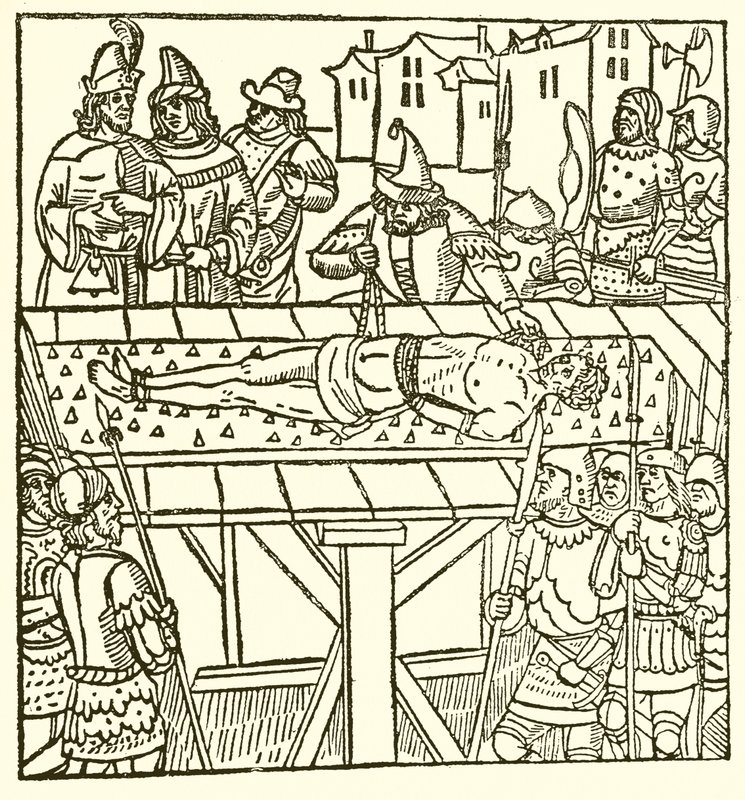 De la caída de los príncipes de Lydgate, 1494 de English School