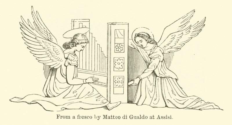 De un fresco de Matteo di Gualdo en Asís de English School