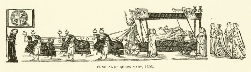 Funeral de la reina María de English School