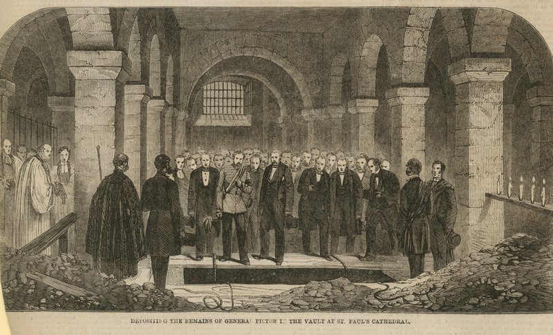 Funeral de Sir Thomas Picton de English School