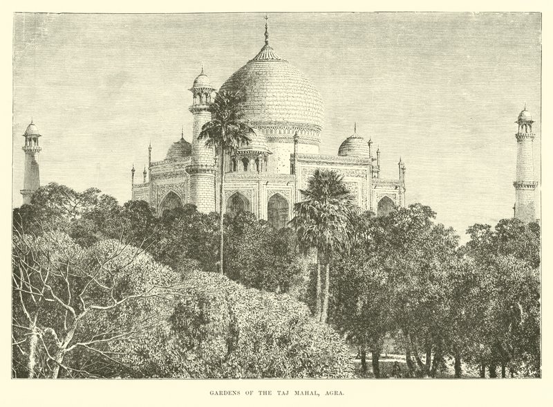 Jardines del Taj Mahal, Agra de English School