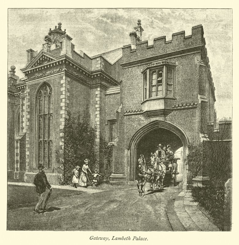 Puerta, Palacio de Lambeth de English School