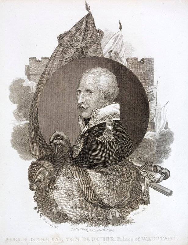 Gebhard von Blucher, Mariscal de Campo Prusiano de English School
