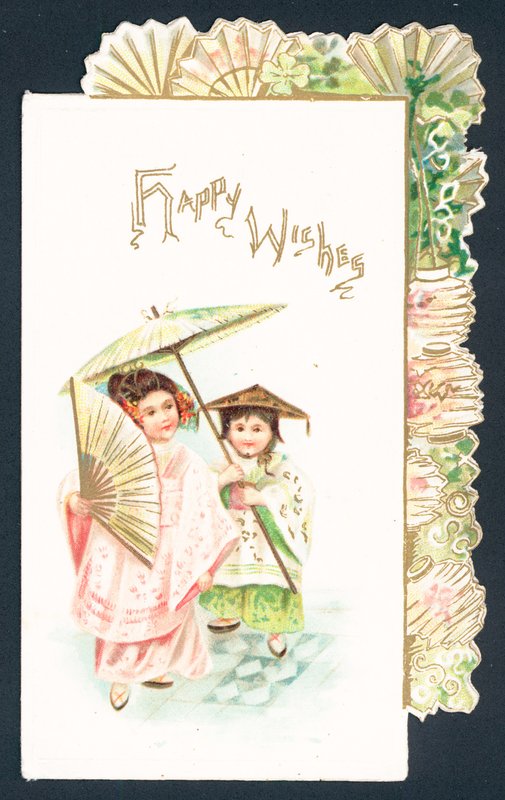 Geisha y chica china de English School
