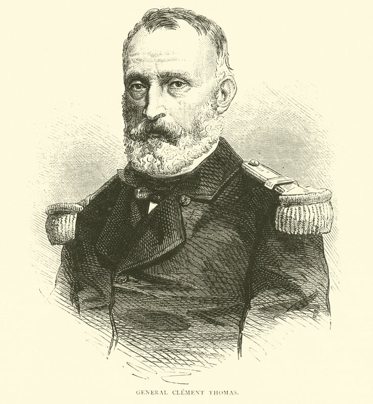 General Clement Thomas, marzo 1871 de English School