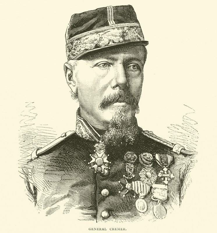 General Cremer, octubre de 1870 de English School