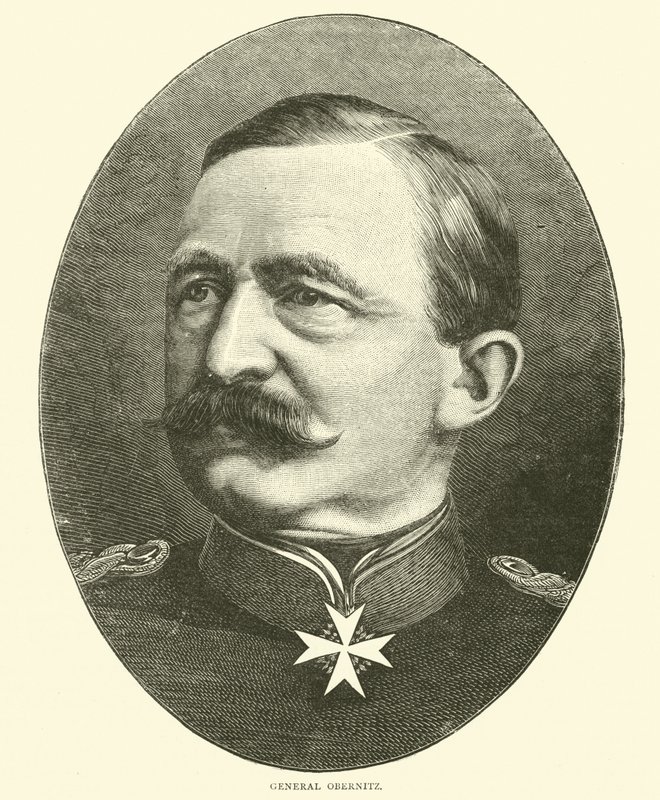 General Obernitz, octubre de 1870 de English School