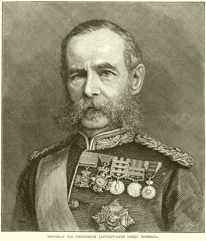 General Sir Frederick (después Lord) Roberts de English School