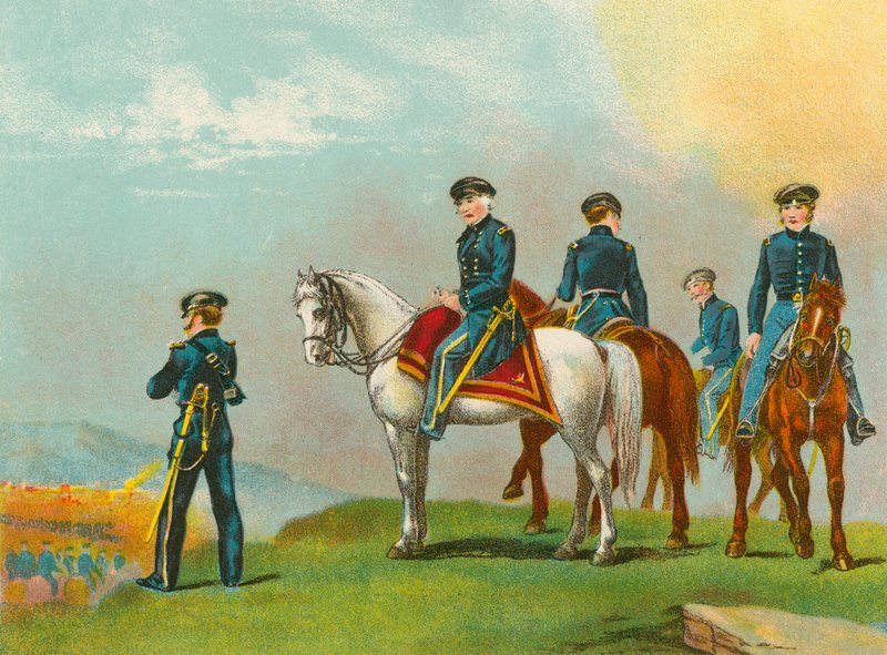 El General Taylor en la Batalla de Monterrey de English School