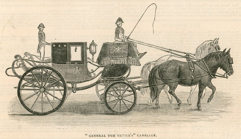 El carruaje del General Tom Thumb de English School