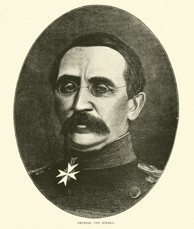 General Von Goeben, octubre 1870 de English School