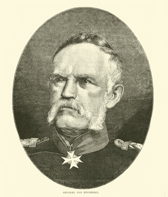 General Von Hindersin, octubre de 1870 de English School