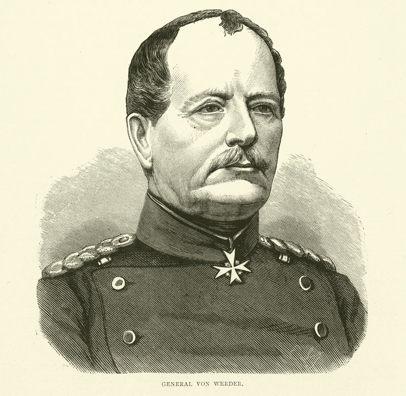 General Von Werder, septiembre 1870 de English School