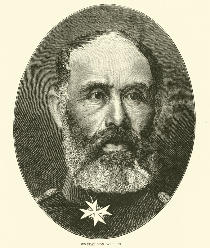 General Von Wittich, octubre de 1870 de English School