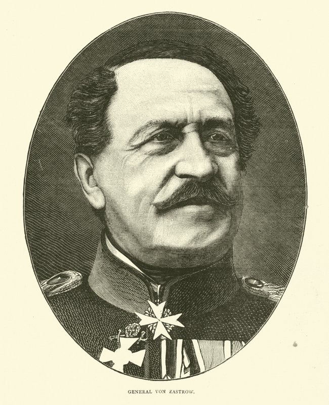 General Von Zastrow, septiembre 1870 de English School