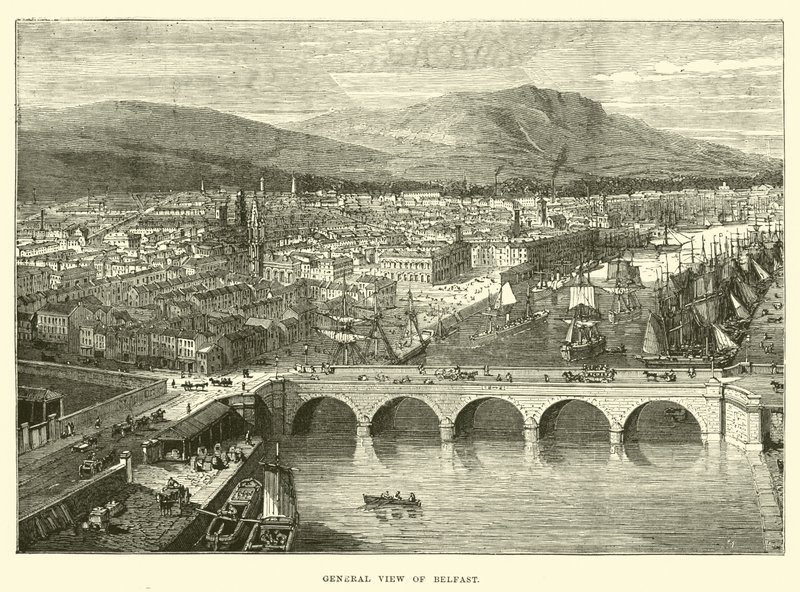 Vista general de Belfast de English School