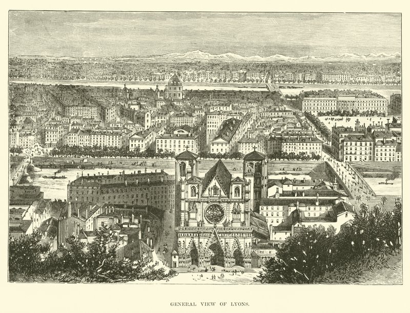 Vista general de Lyon de English School