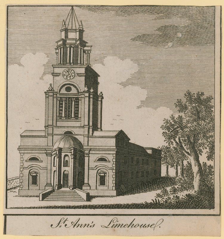 Vista general de la Iglesia de Santa Ana de English School