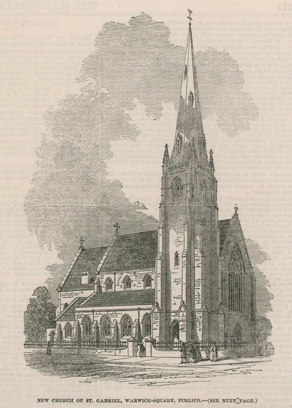 Vista general de la nueva Iglesia de San Gabriel de English School