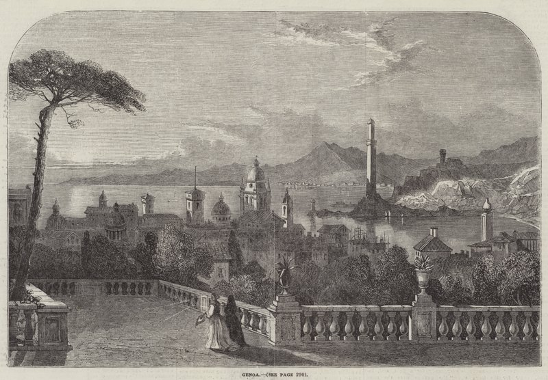 Génova (grabado) de English School