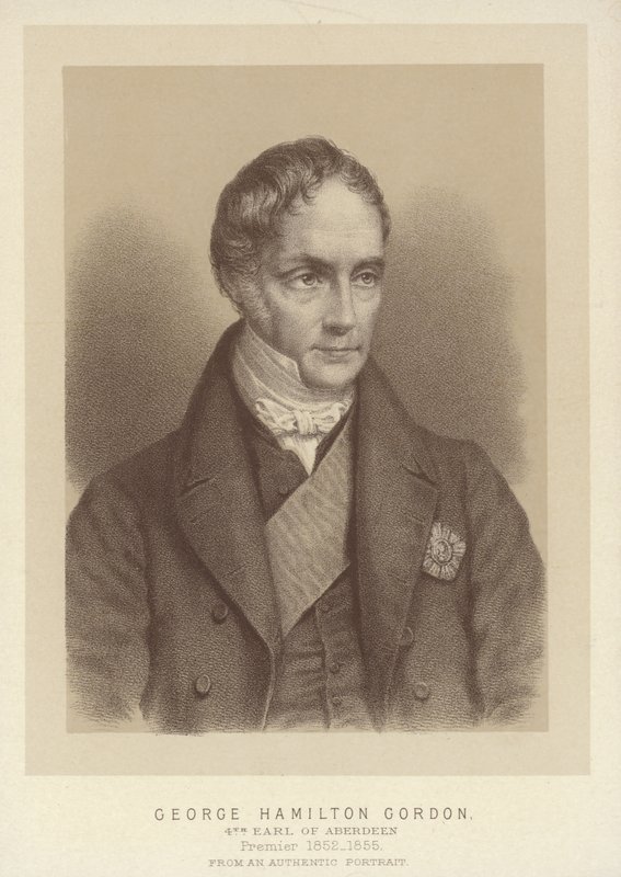 George Hamilton-Gordon, cuarto conde de Aberdeen de English School
