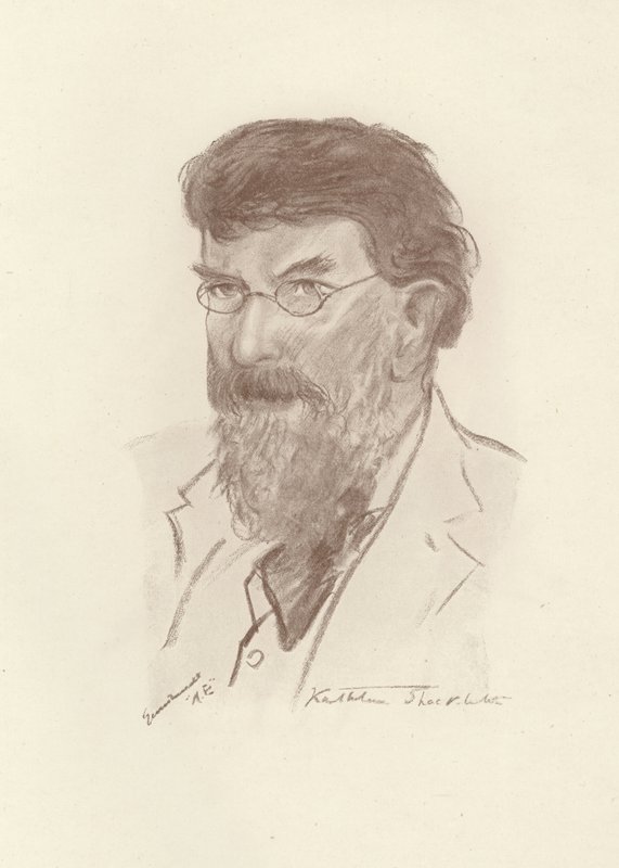 George William Russell, escritor y pintor nacionalista irlandés de English School