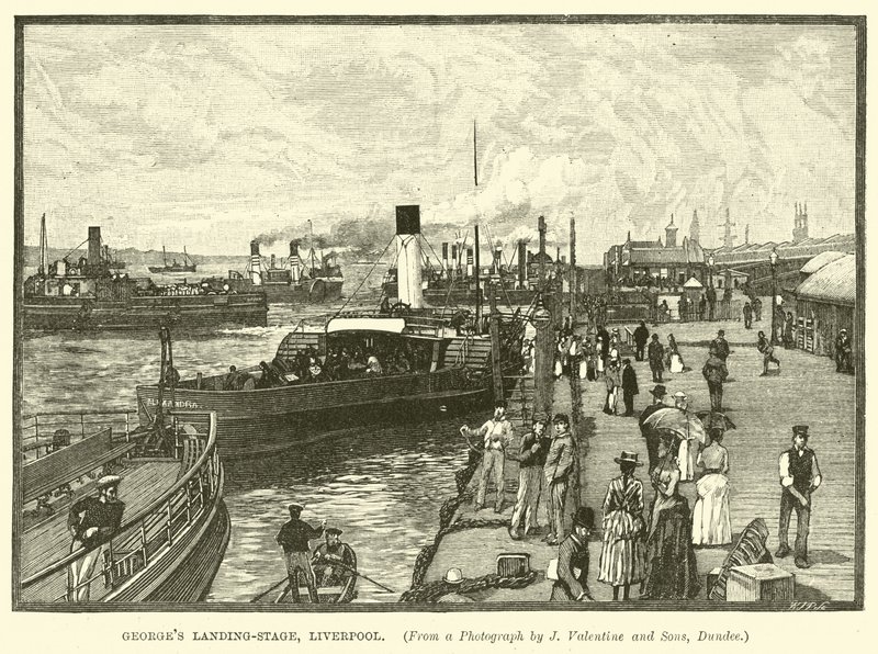 Muelle de Desembarco de Georges, Liverpool de English School