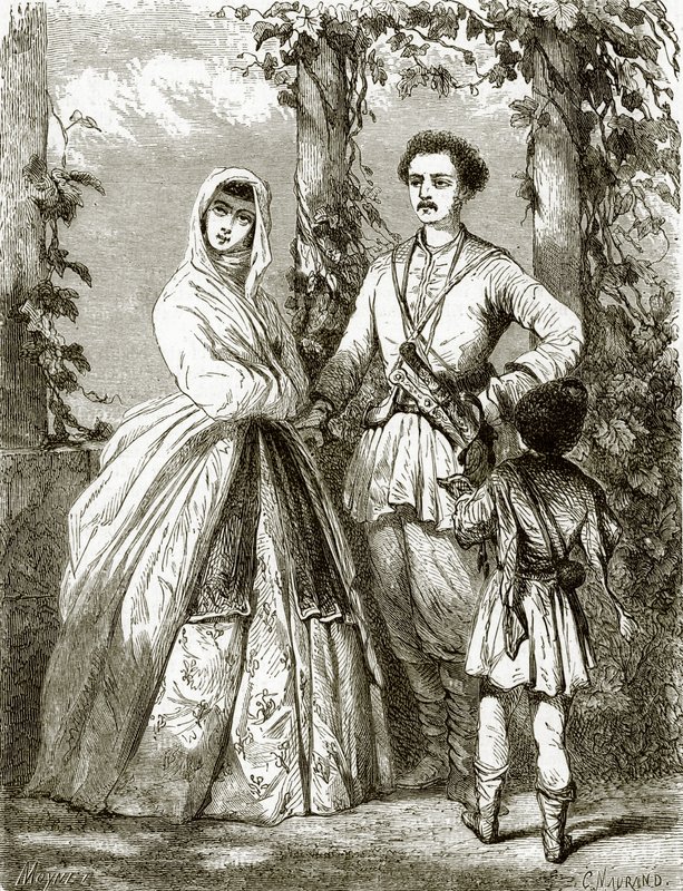 Trajes georgianos de English School