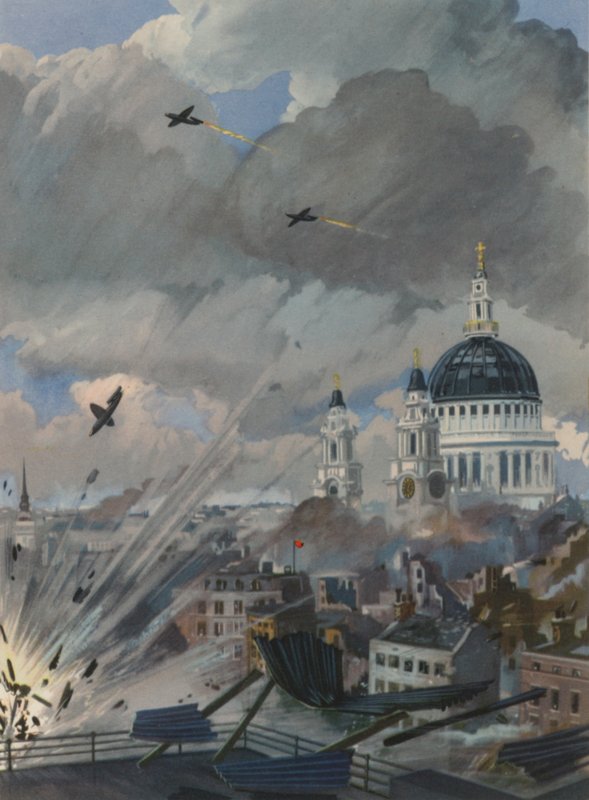 Bombas volantes V-1 alemanas sobre Londres, Segunda Guerra Mundial de English School
