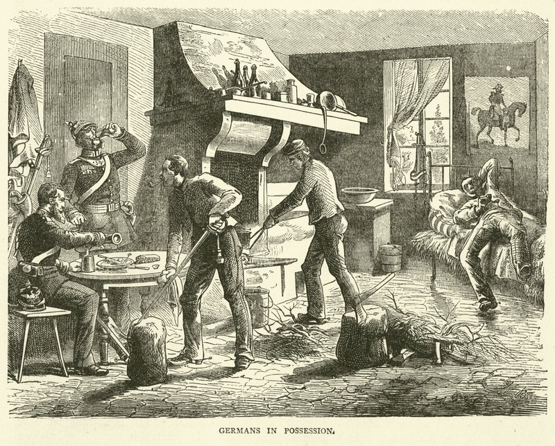 Alemanes en posesión, septiembre 1870 de English School
