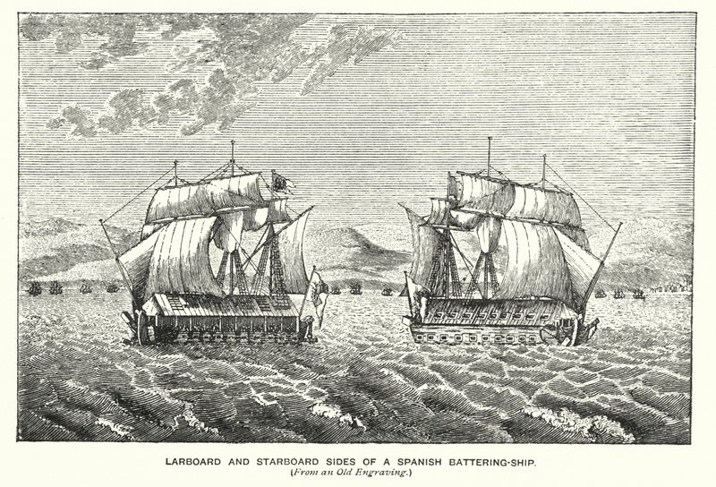 Gibraltar: Lado de babor y estribor de un barco de asalto español de English School