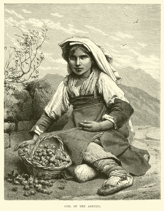 Chica de los Abruzos de English School