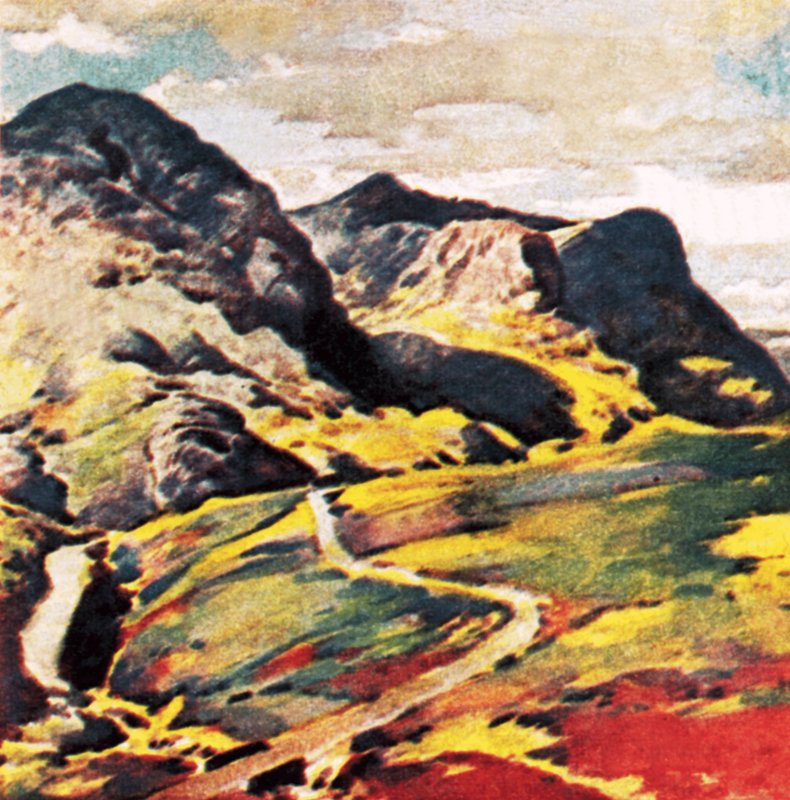 Glencoe en Argyllshire de English School