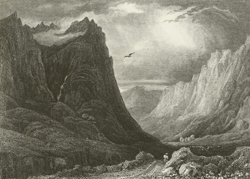 Glencoe, mirando hacia el paso de English School