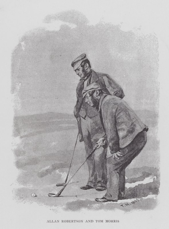 Golf: Allan Robertson y Tom Morris de English School