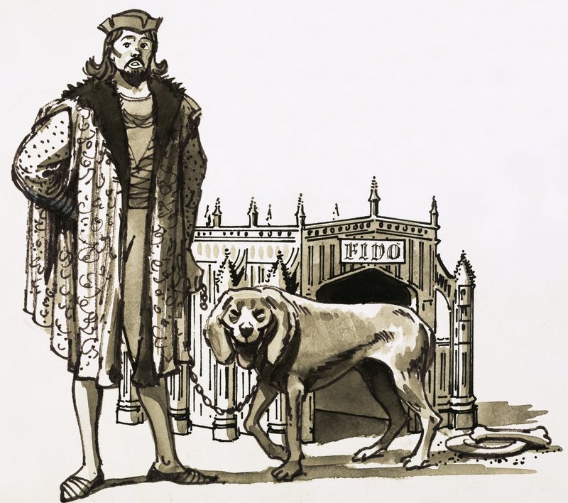 Caseta de perro gótica de English School
