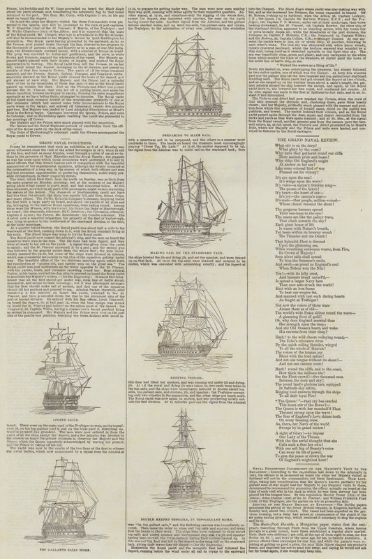 Grandes evoluciones navales (grabado) de English School