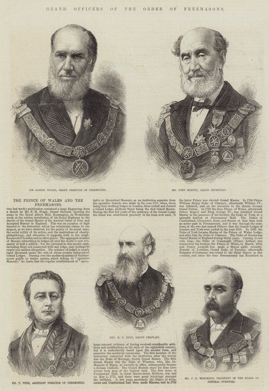 Grandes oficiales de la Orden de los Masones de English School