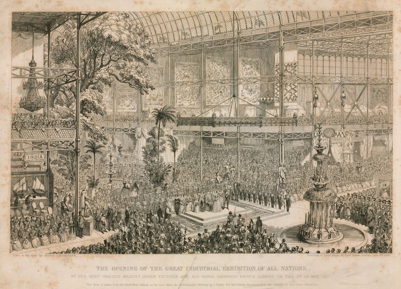 Gran Exposición, 1851, Apertura el 1 de mayo de 1851 de English School