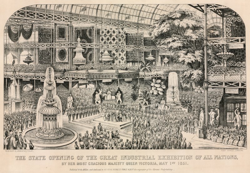 Gran Exposición, 1851, Apertura el 1 de mayo de 1851 de English School