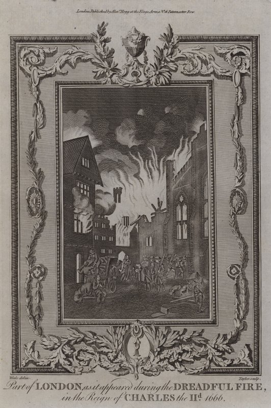 Gran Incendio de Londres, 1666 de English School