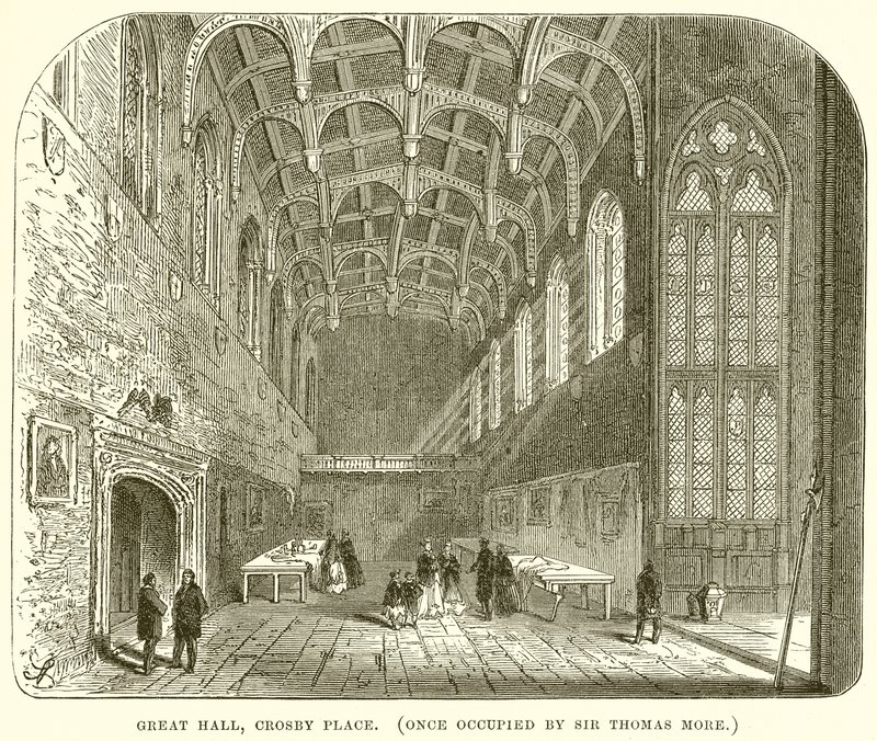 Gran Salón, Crosby Place (ocupado una vez por Sir Thomas More) de English School