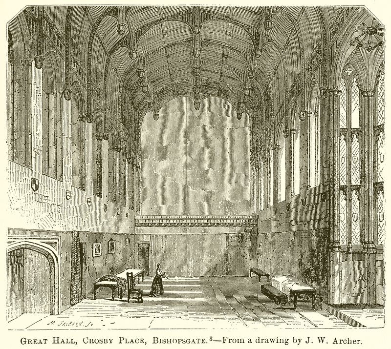 Gran Salón, Crosby Place, Bishopsgate de English School