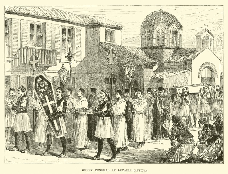 Funeral griego en Levadia, Ática de English School