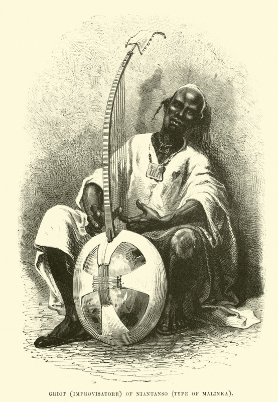 Griot (Improvisador) de Niantanso, tipo de Malinka de English School